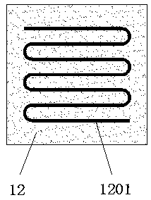 Wall-mounted cupboard with high temperature disinfection function used for smart home