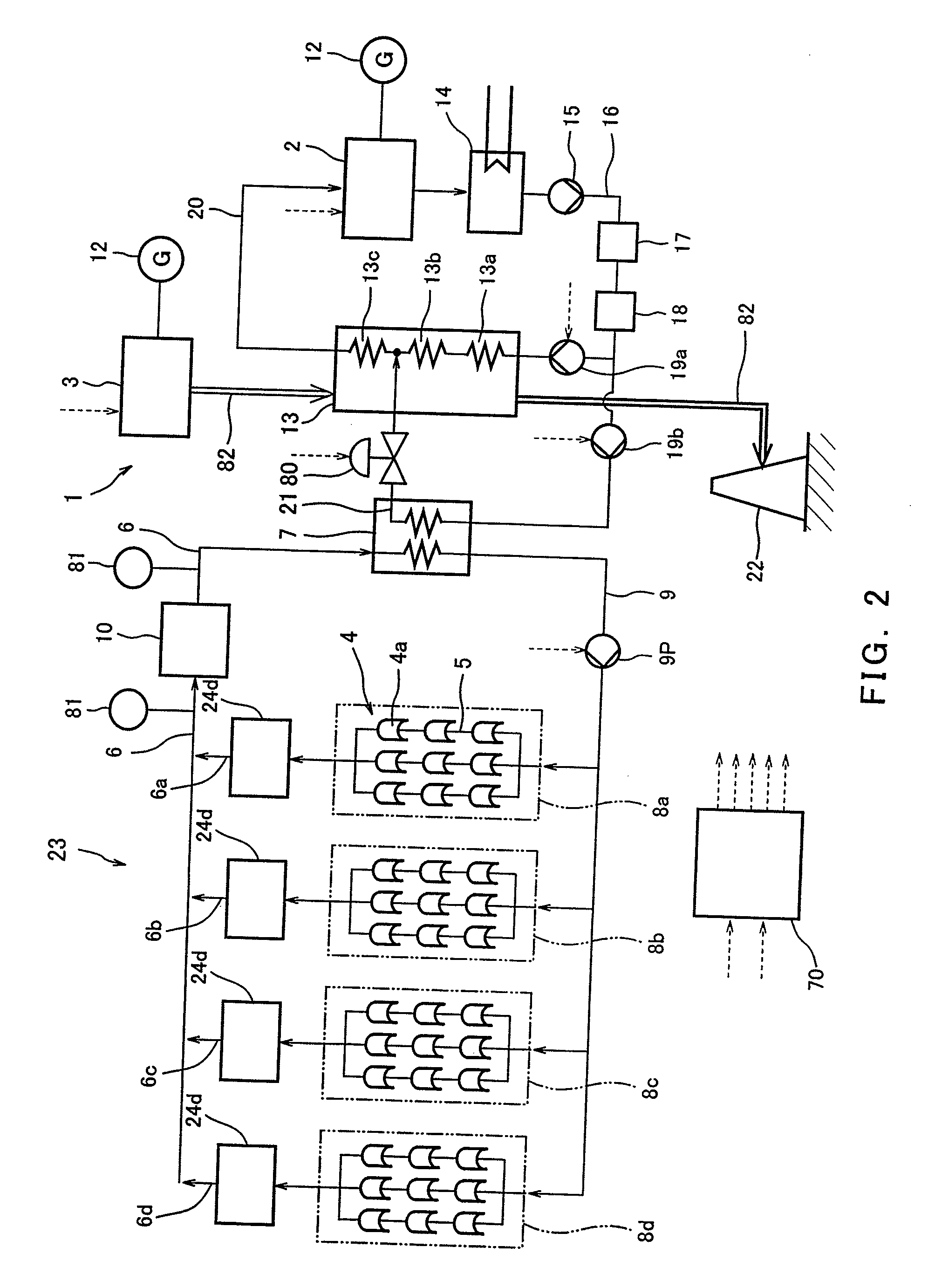 Thermal Electric Power Generation System, Heating Medium Supply System, and Temperature Fluctuation Suppressing Device