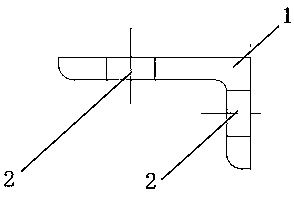 All-steel large-template aluminum alloy plug plate structure and manufacturing method thereof