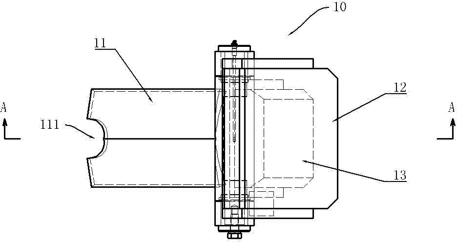 Slag-blocking structure for automatic argon-blowing joint device