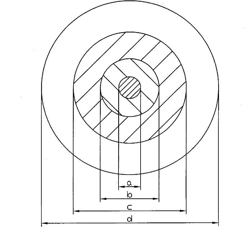 Method for manufacturing large-diameter optical fiber mandril through PCVD process