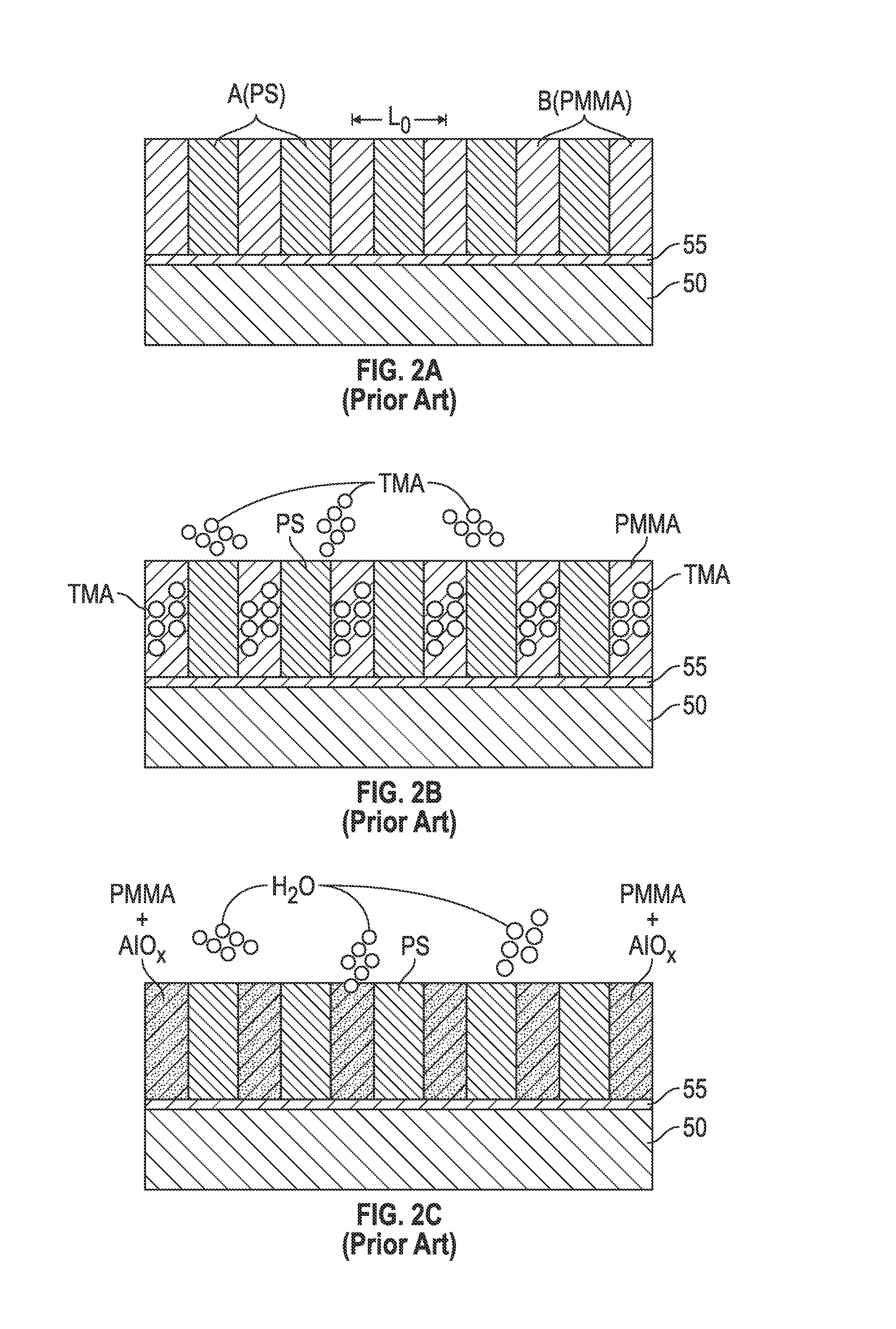 Method for line density multiplication using block copolymers and sequential infiltration synthesis