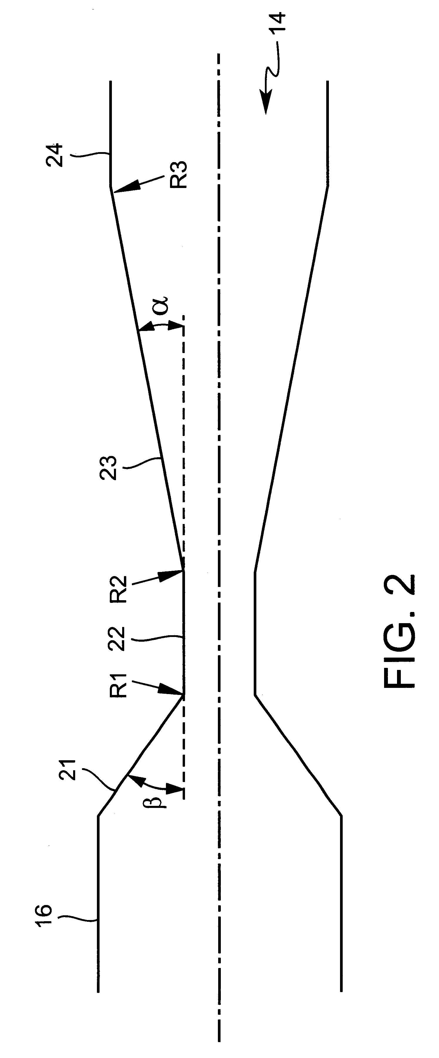 Process for injection of a gas with the aid of a nozzle