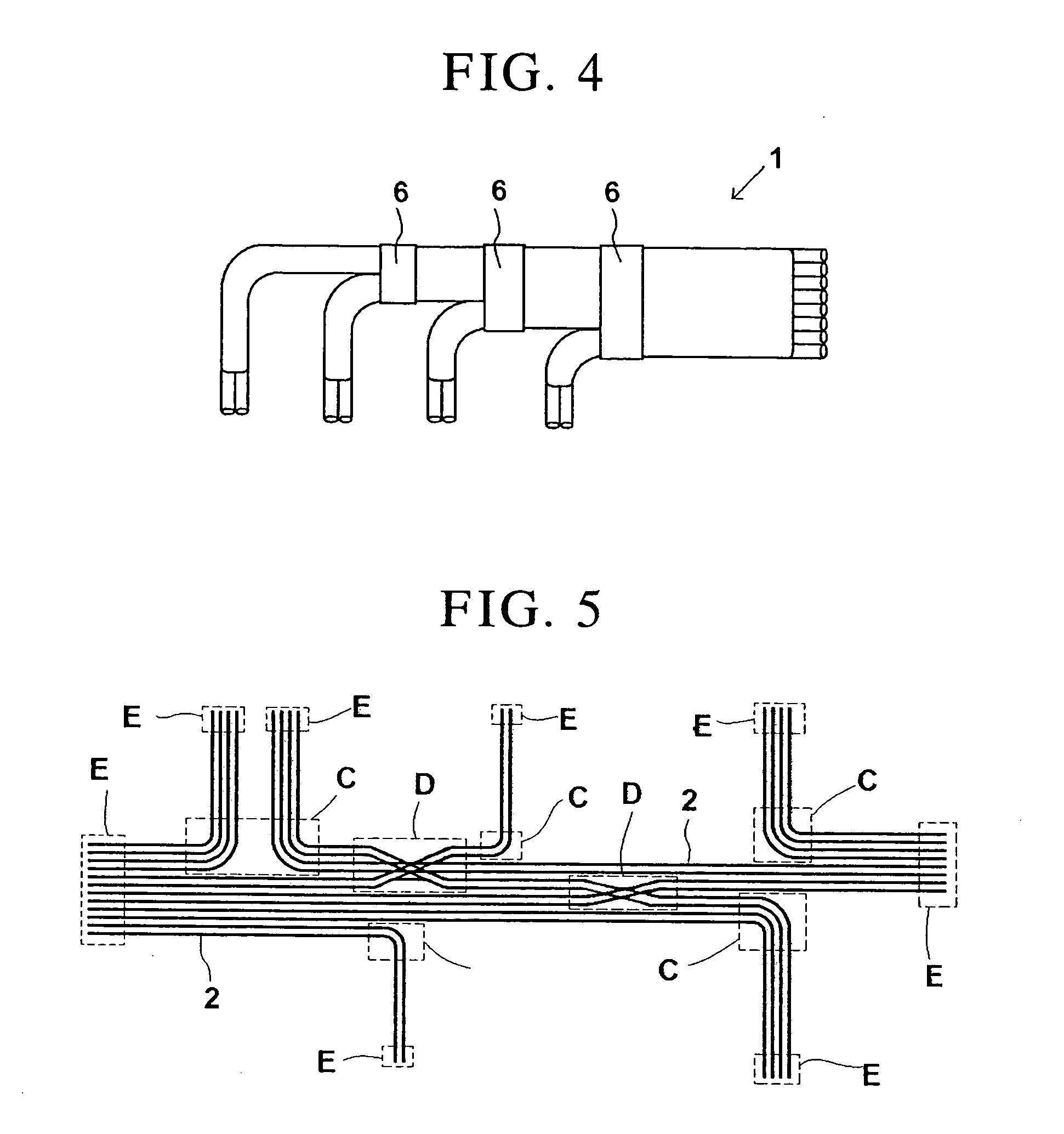Fiber wiring sheet and method of manufacturing same