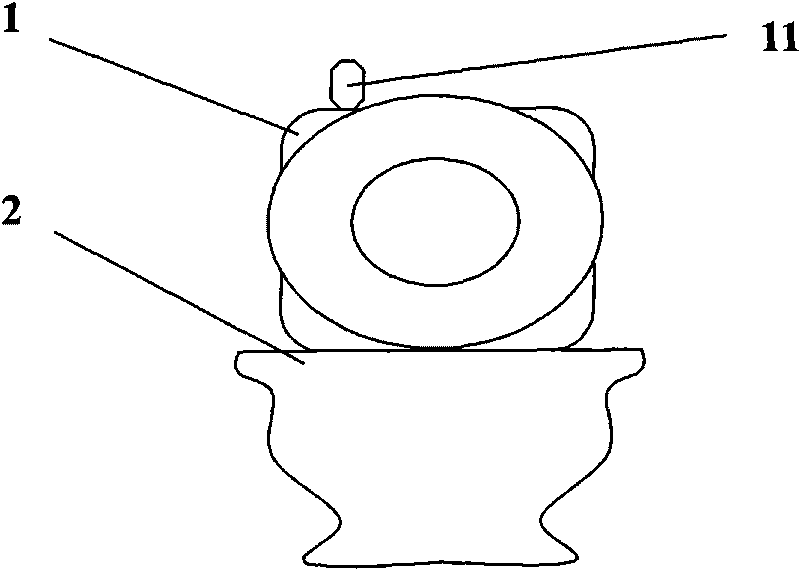 Sealed water tank device of flush toilet