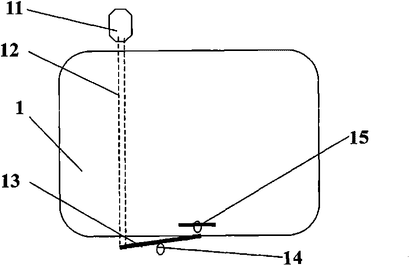 Sealed water tank device of flush toilet