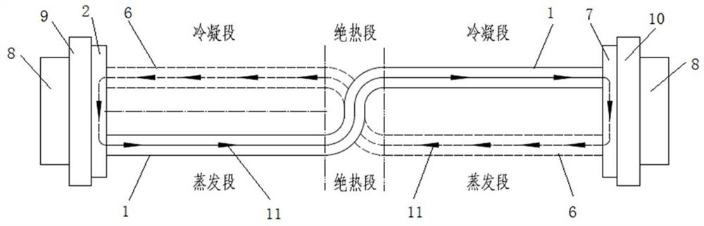 Integrated double-sided air-cooled radiator and simplified power module