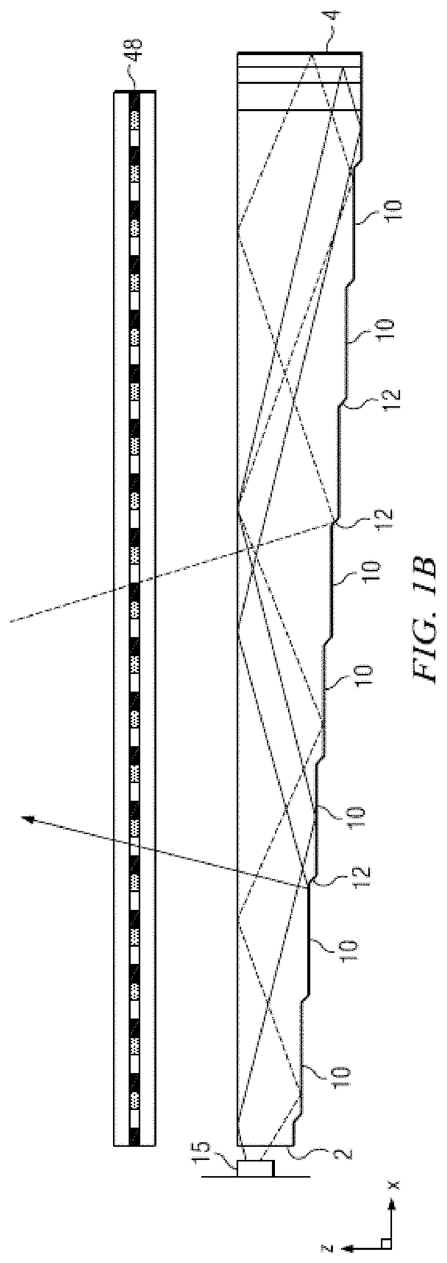 Optical stack for imaging directional backlights