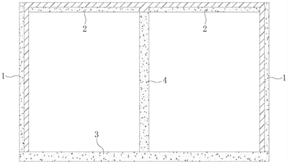 Underground excavation construction method for underground multi-cabin utility tunnel underpass buildings