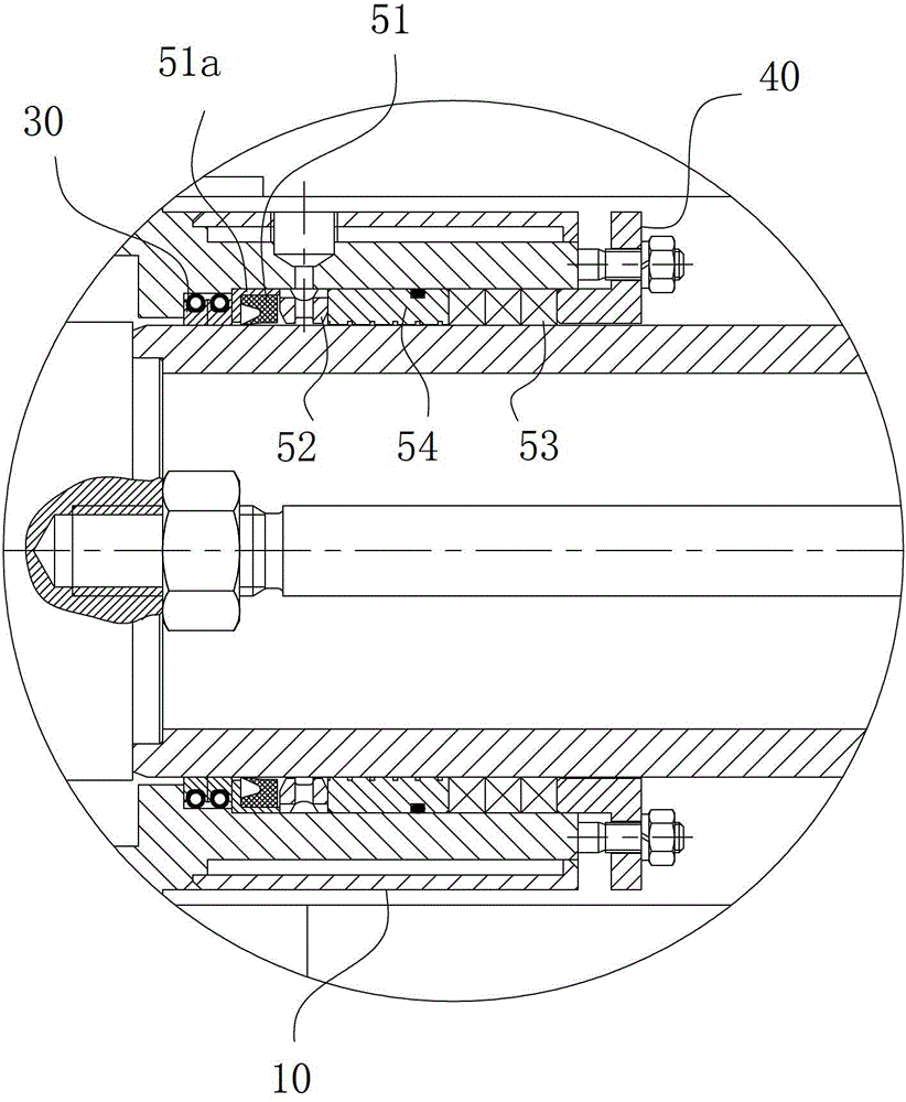 Combined sealing device for plunger pump