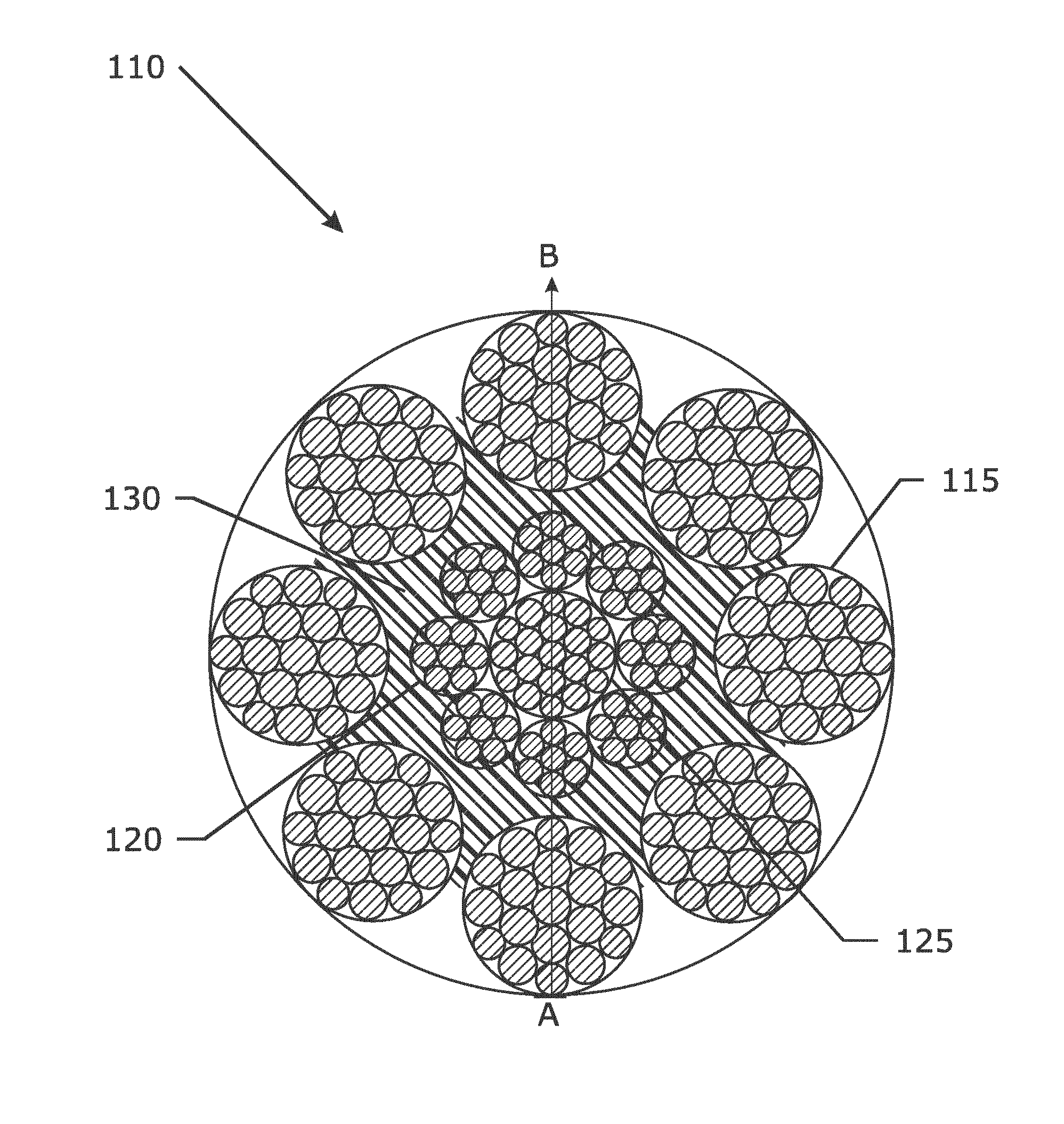 Rope for lifting and an elevator comprising the rope