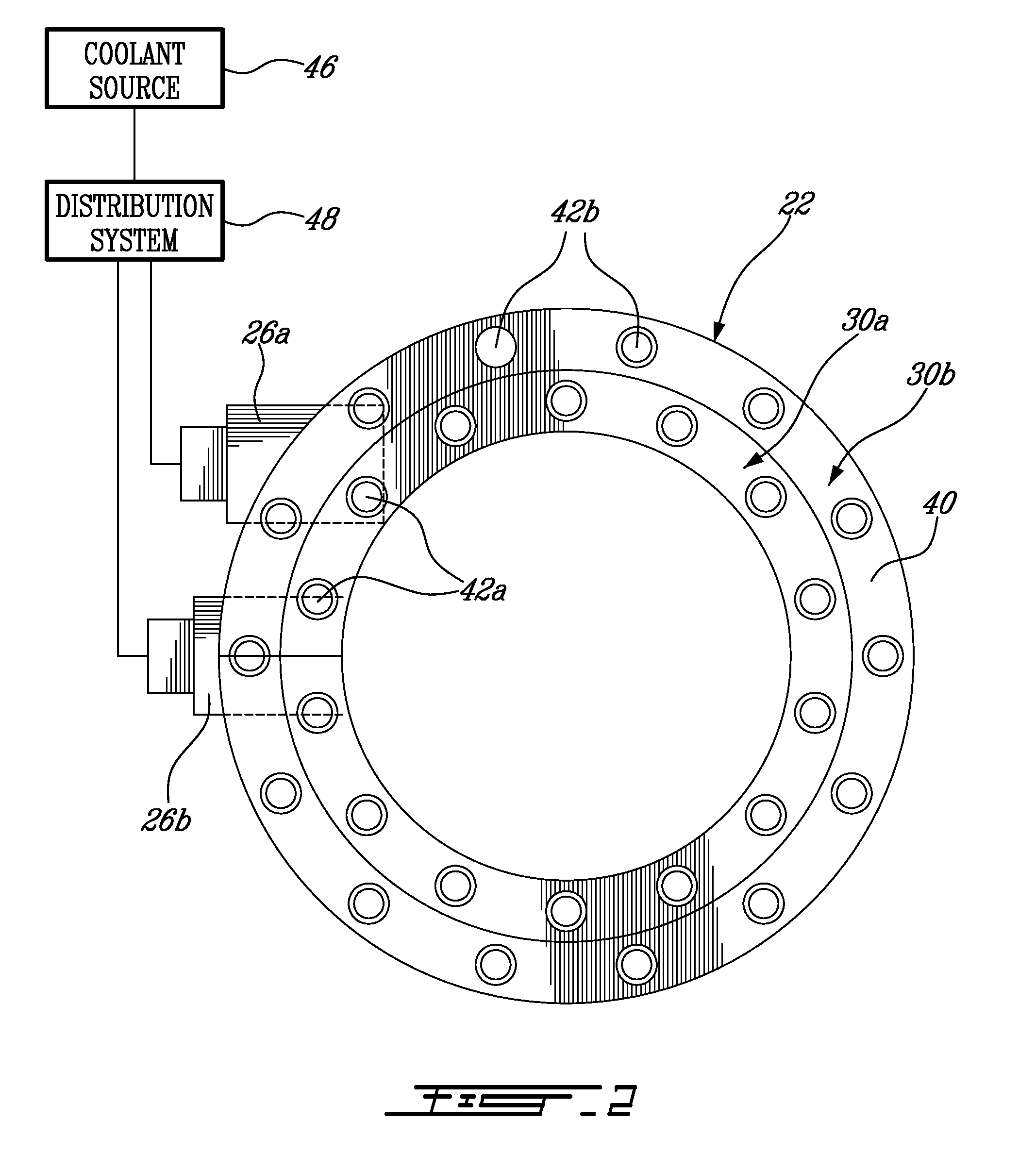Multiple zone cooling apparatus