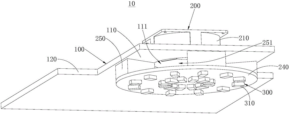 Lamp with exhausting function