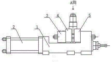 Hydraulic valve element milling clamping fixture