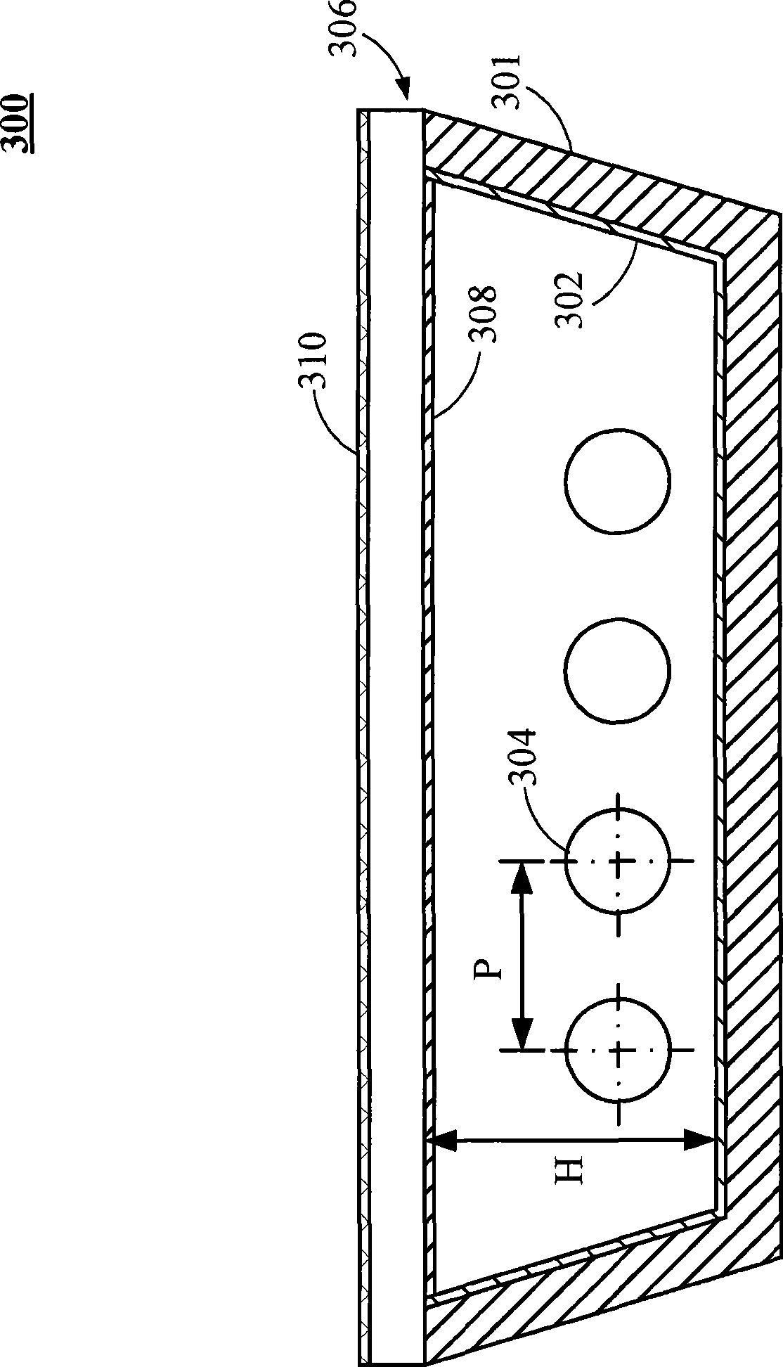 Backlight module with stipple pattern and its diffusing plate structure