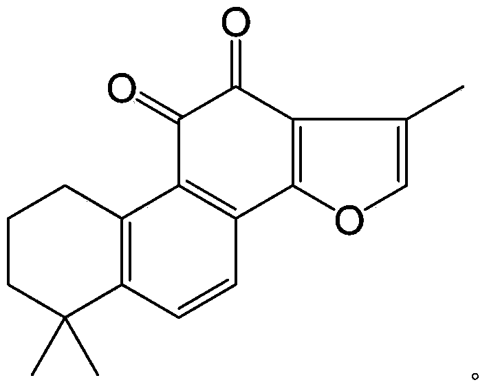 Tanshinone IIA phosphate phenolic ester derivative and preparation process thereof