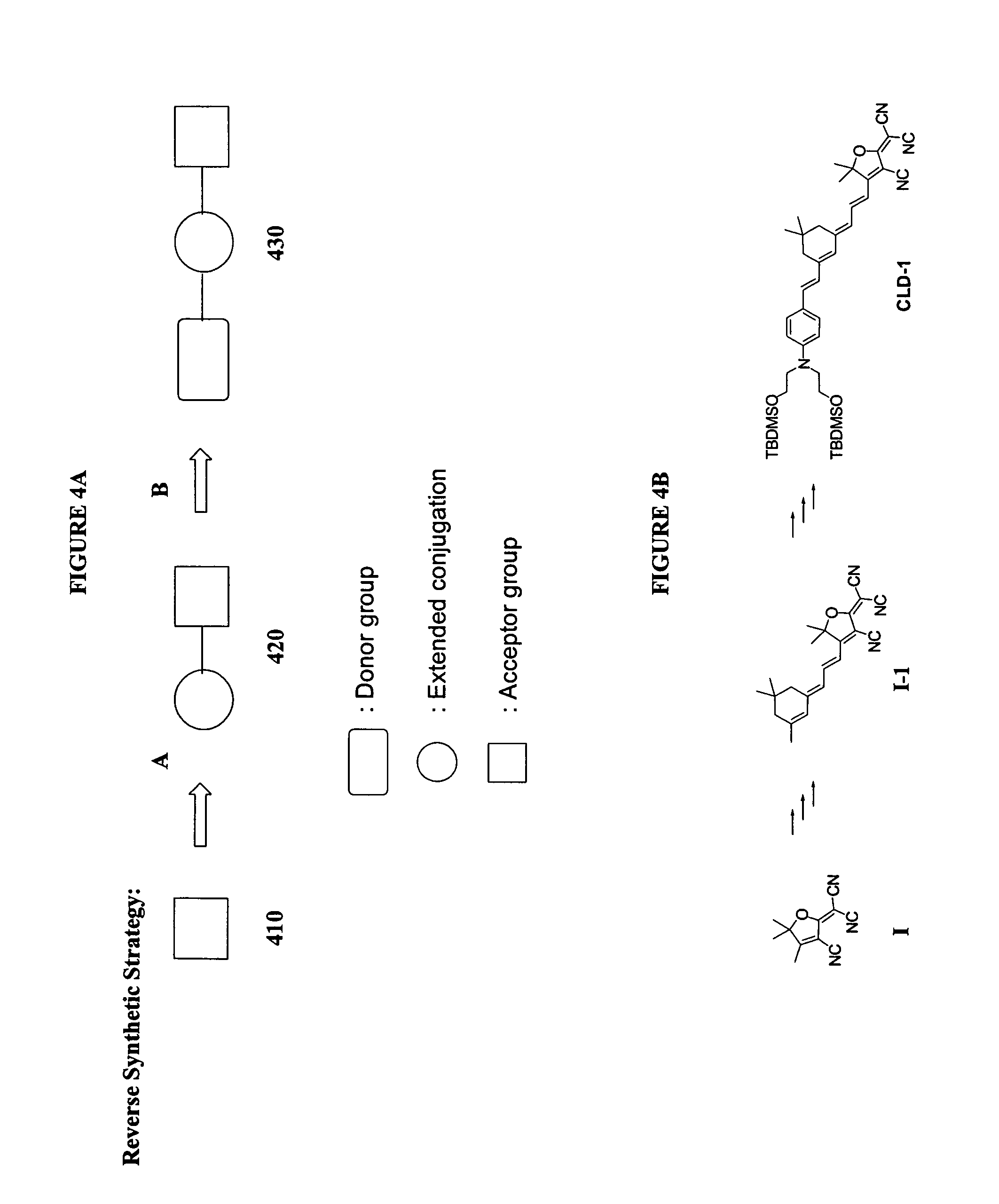 Reverse synthetic methods for making organic non-linear optical materials