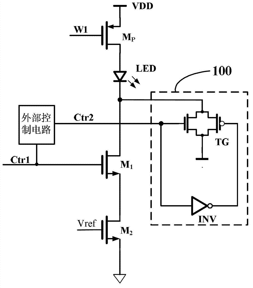 Switch circuit capable of quickly discharging transistor parasitic capacitance charge and charge discharging method thereof