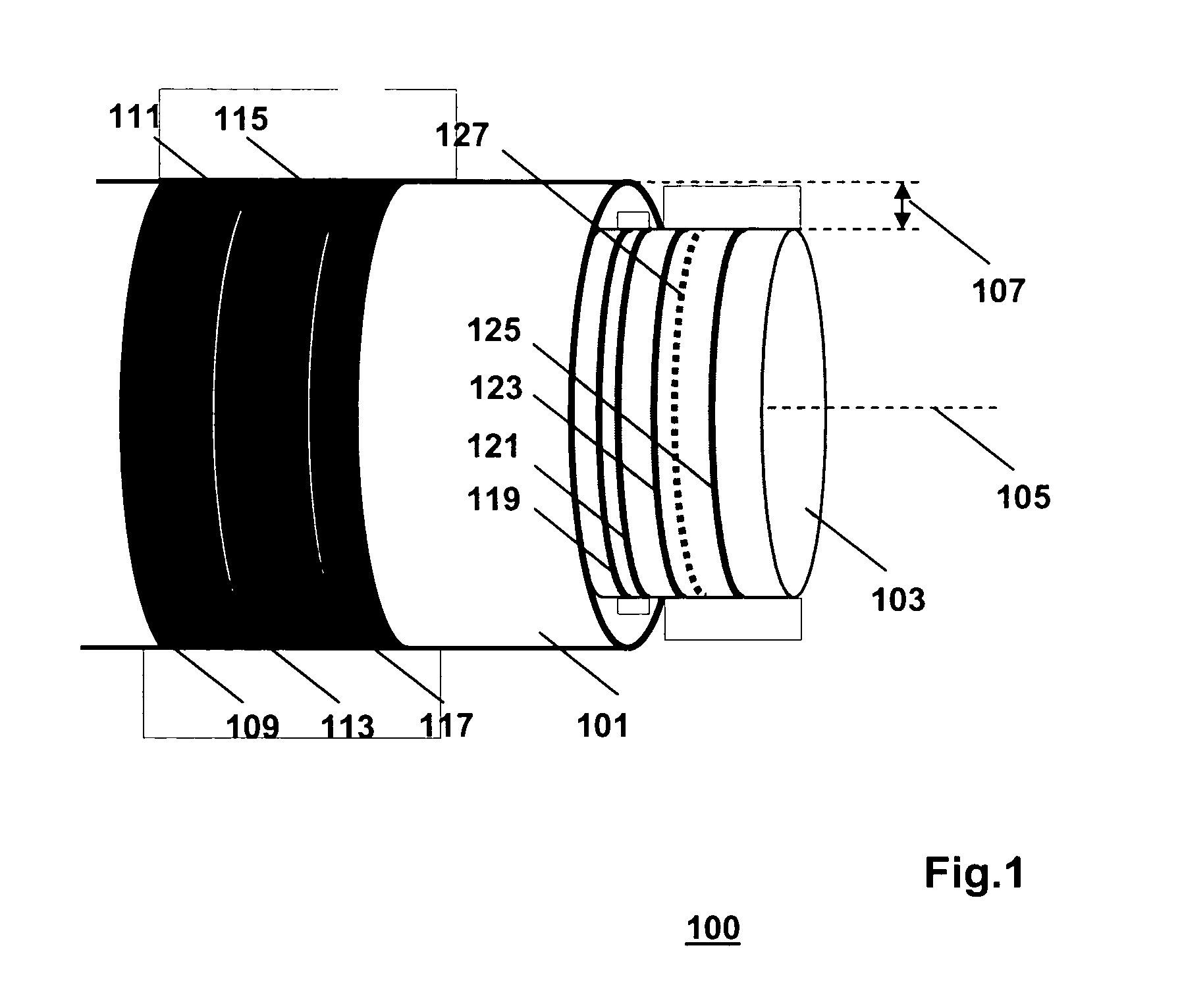 Electromagnetic actuator with integrated passive damper