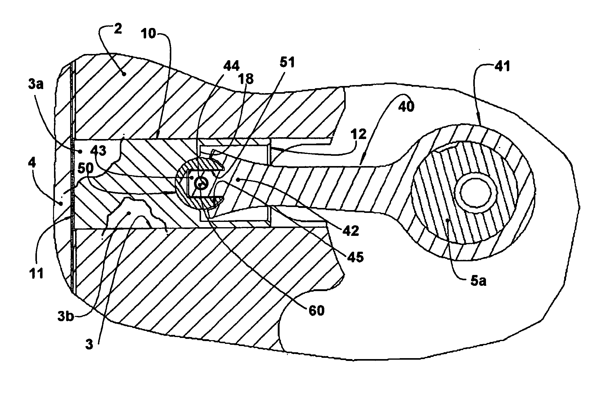 Piston-driving rod arrangement for reciprocating compressor