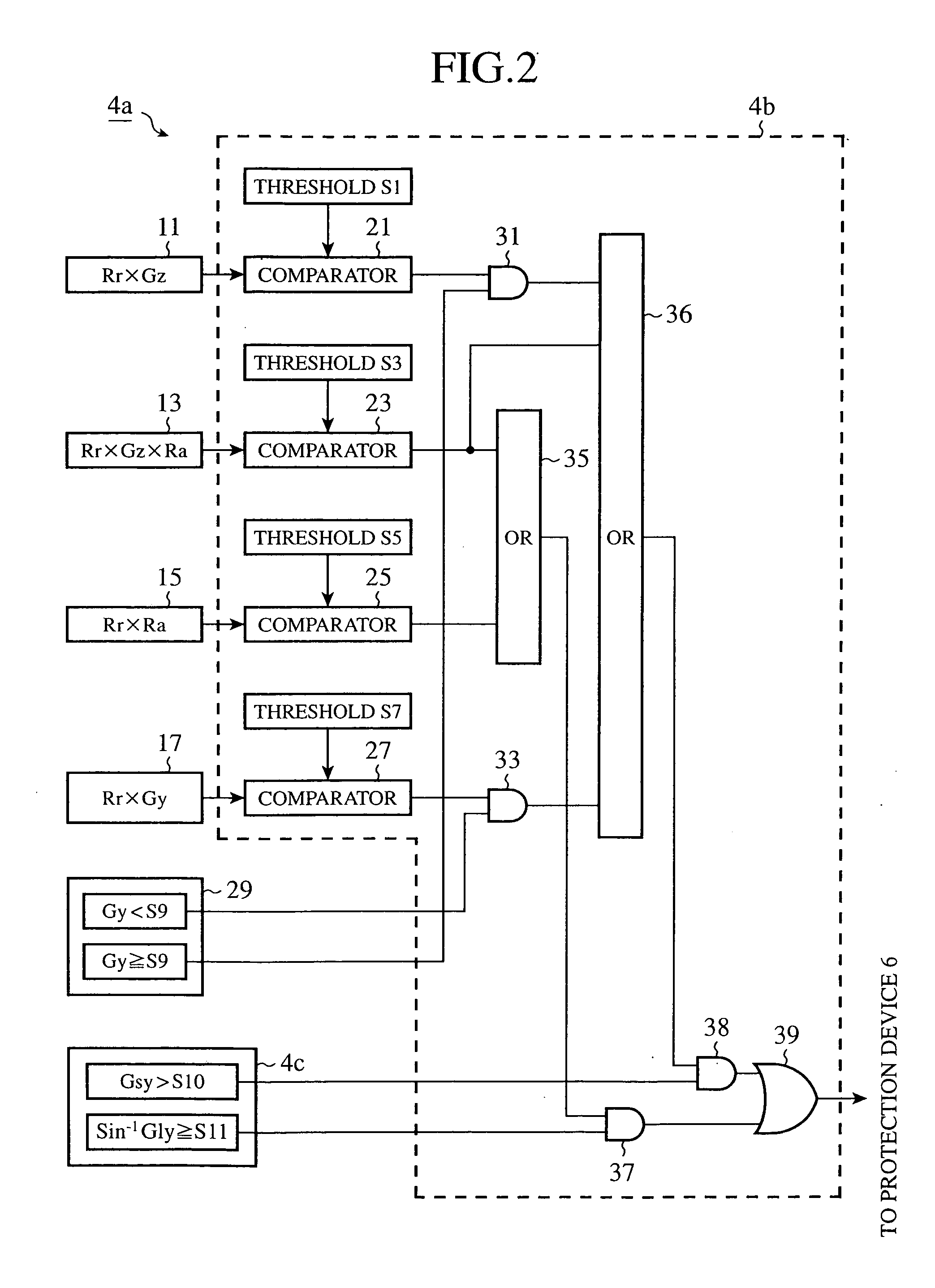Rollover determination apparatus for vehicles