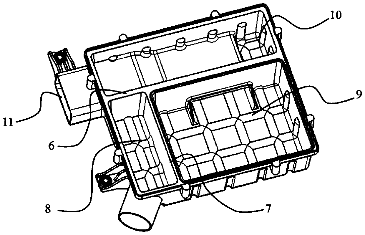 Automobile air filter structure