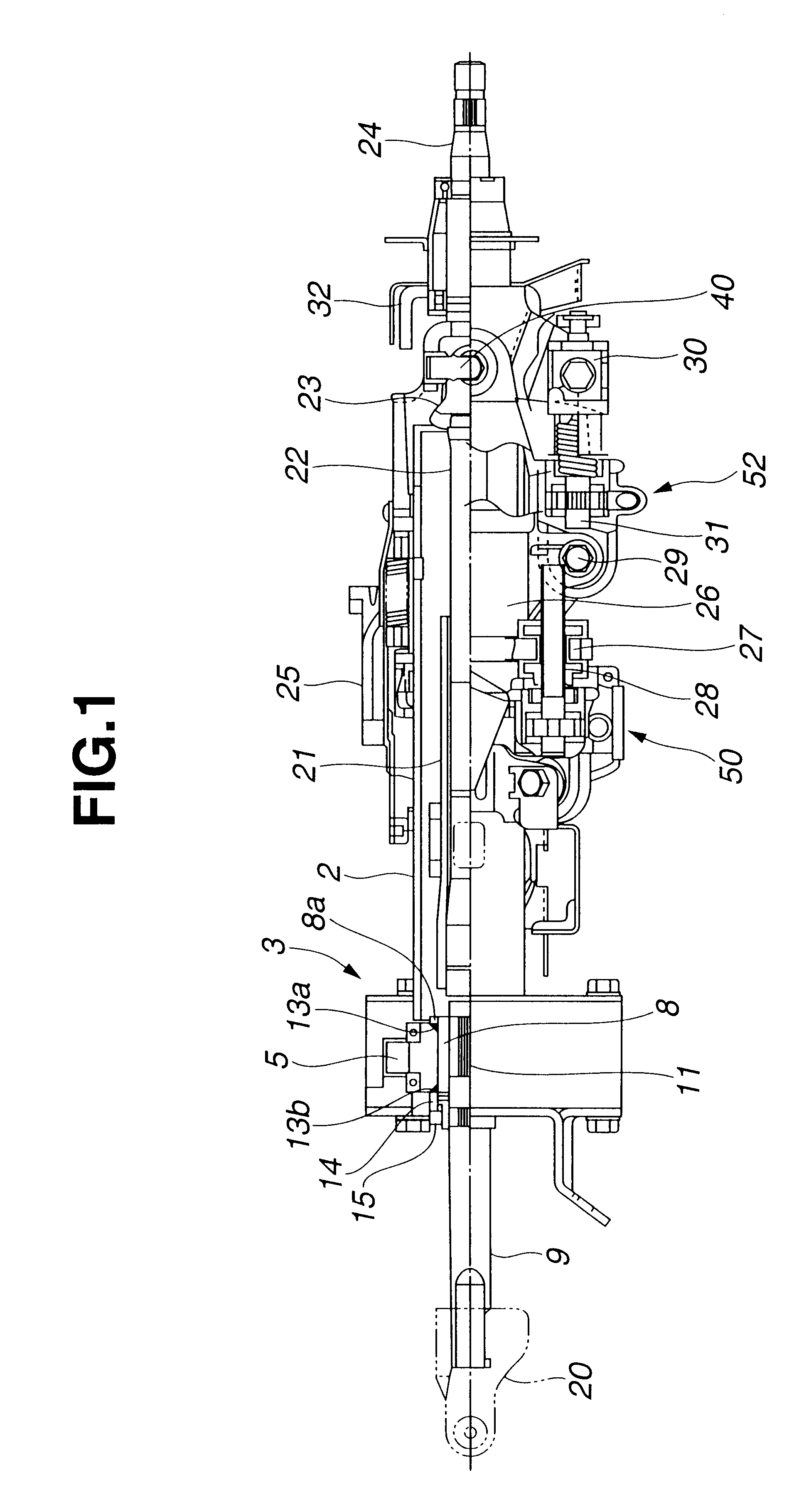 Electric steering column