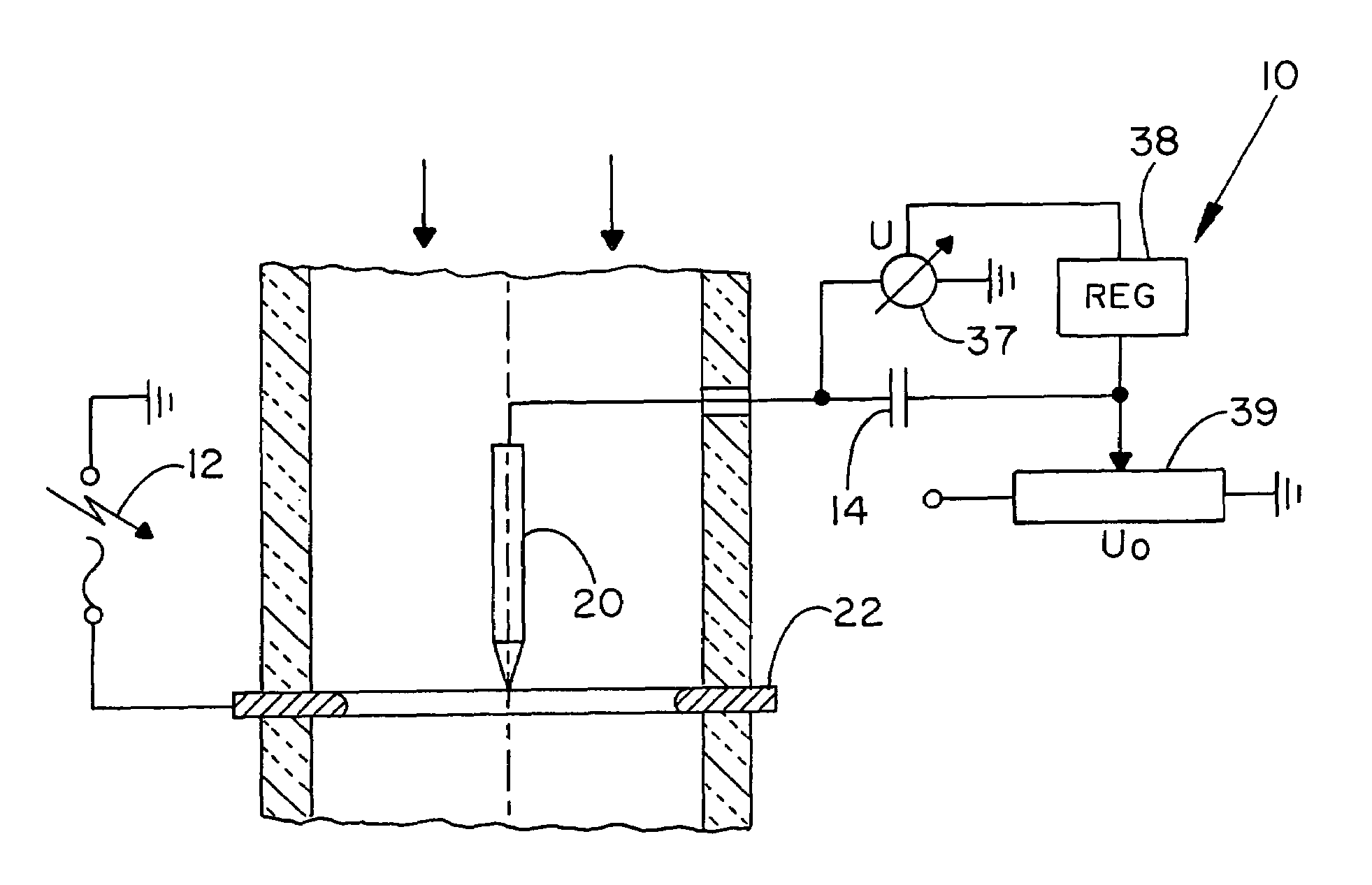 Aerosol charge altering device