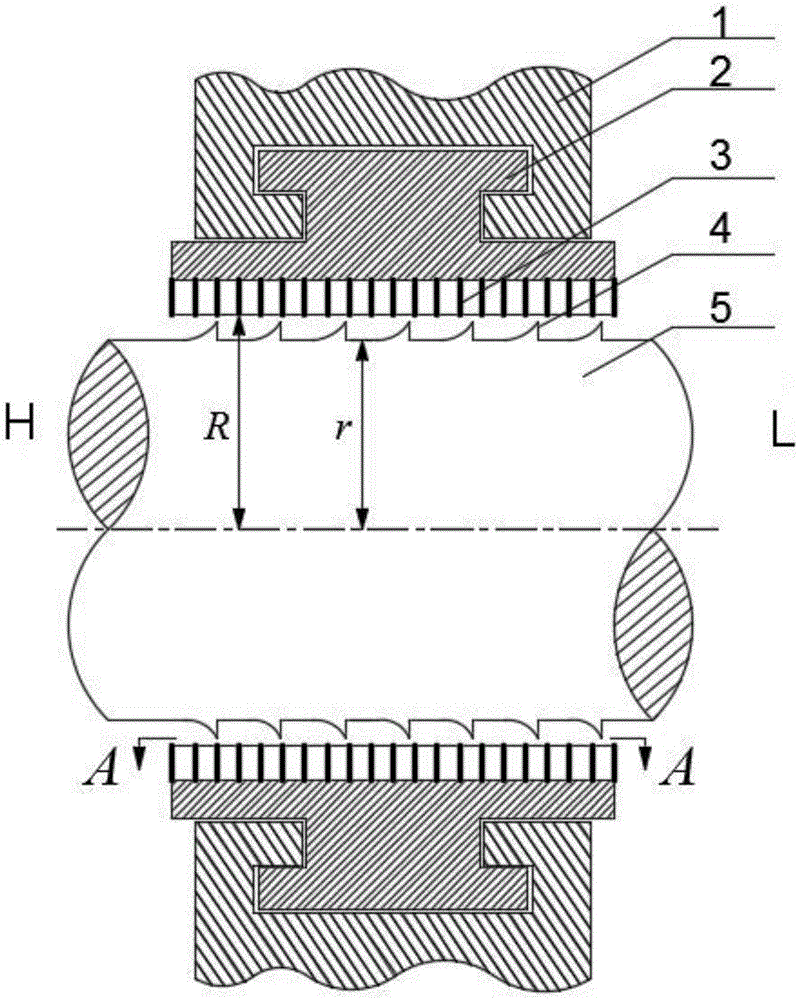 Novel honeycomb seal rotor structure