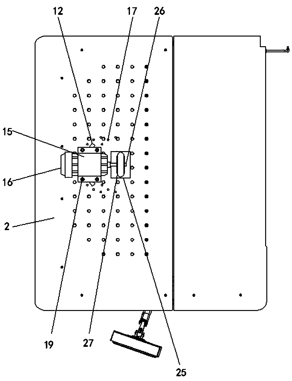 Rotation mechanism of overlock sewing machine
