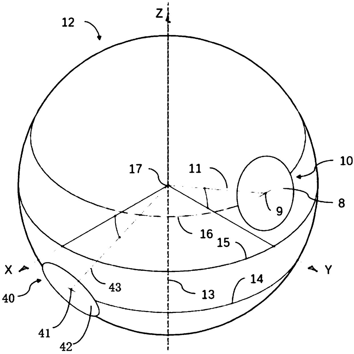 360-degree total reflection prism and its arrangement method
