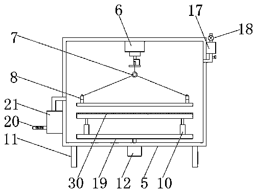 Drying device for transformer processing