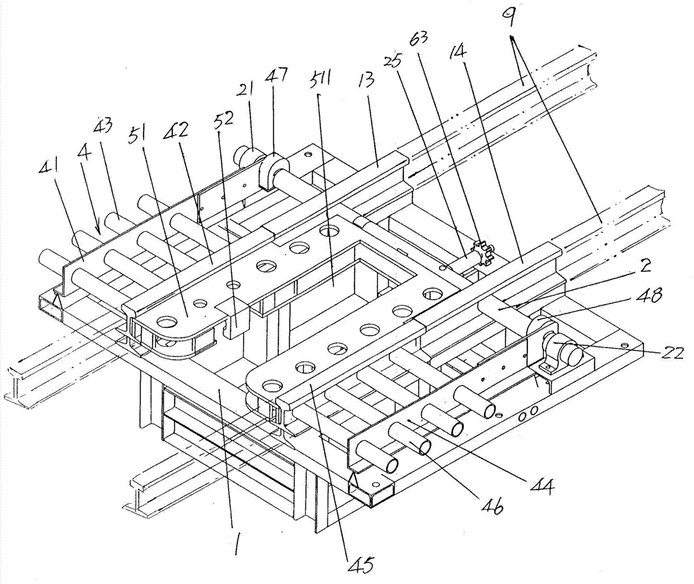 Ground-rising type catcher for inclined mining lane