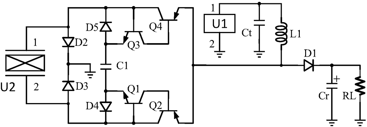 Composite energy collection circuit