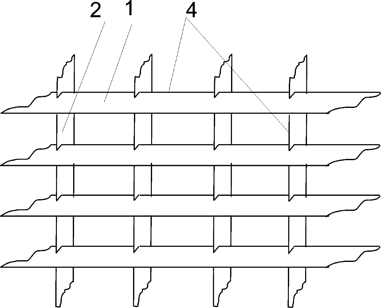 Anti-mosquito window with high strength and large ventilation quantity