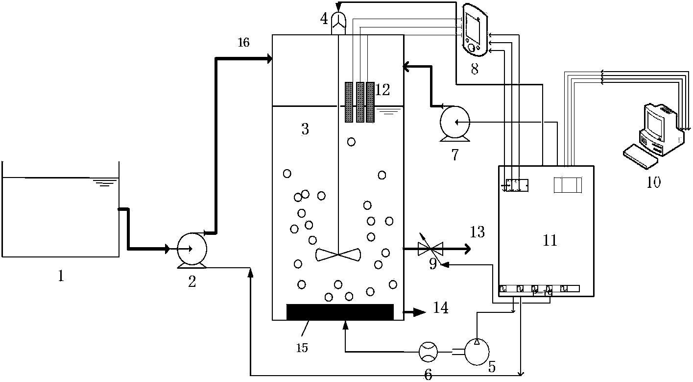 Magnetic activated sludge reactor and method for realizing short-cut denitrification