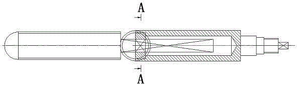 Single-point integral mould