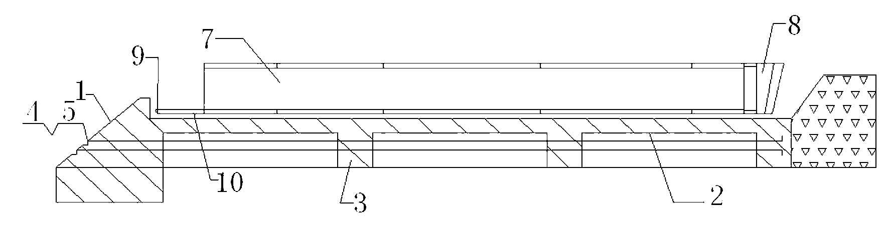 Construction method for making prestressed back for box-culvert jacking