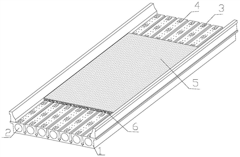 Hollow slab beam shear-resistantreinforcing method based on high ...