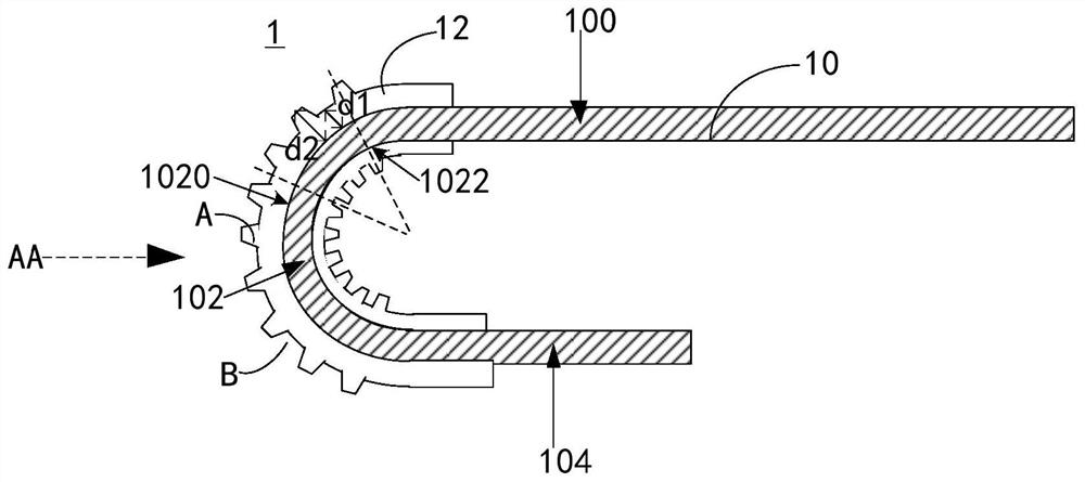 Display panel, pressing device and preparation method of display panel