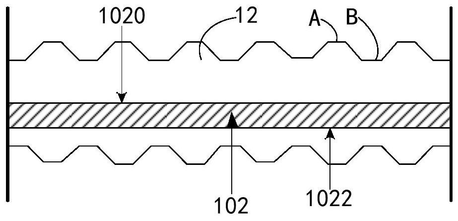 Display panel, pressing device and preparation method of display panel