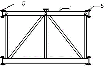 Hidden type roof tile mounting platform