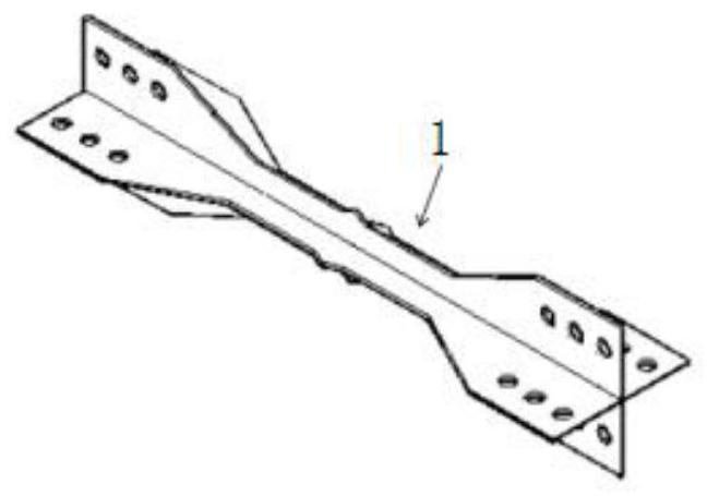 A cold-formed steel composite constrained cross-shaped energy-dissipating inner core buckling-resistant support member