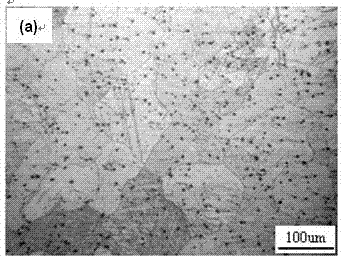 Method for thinning Mg-RE-Mn-Sc series magnesium alloy crystalline grains by adding Zr