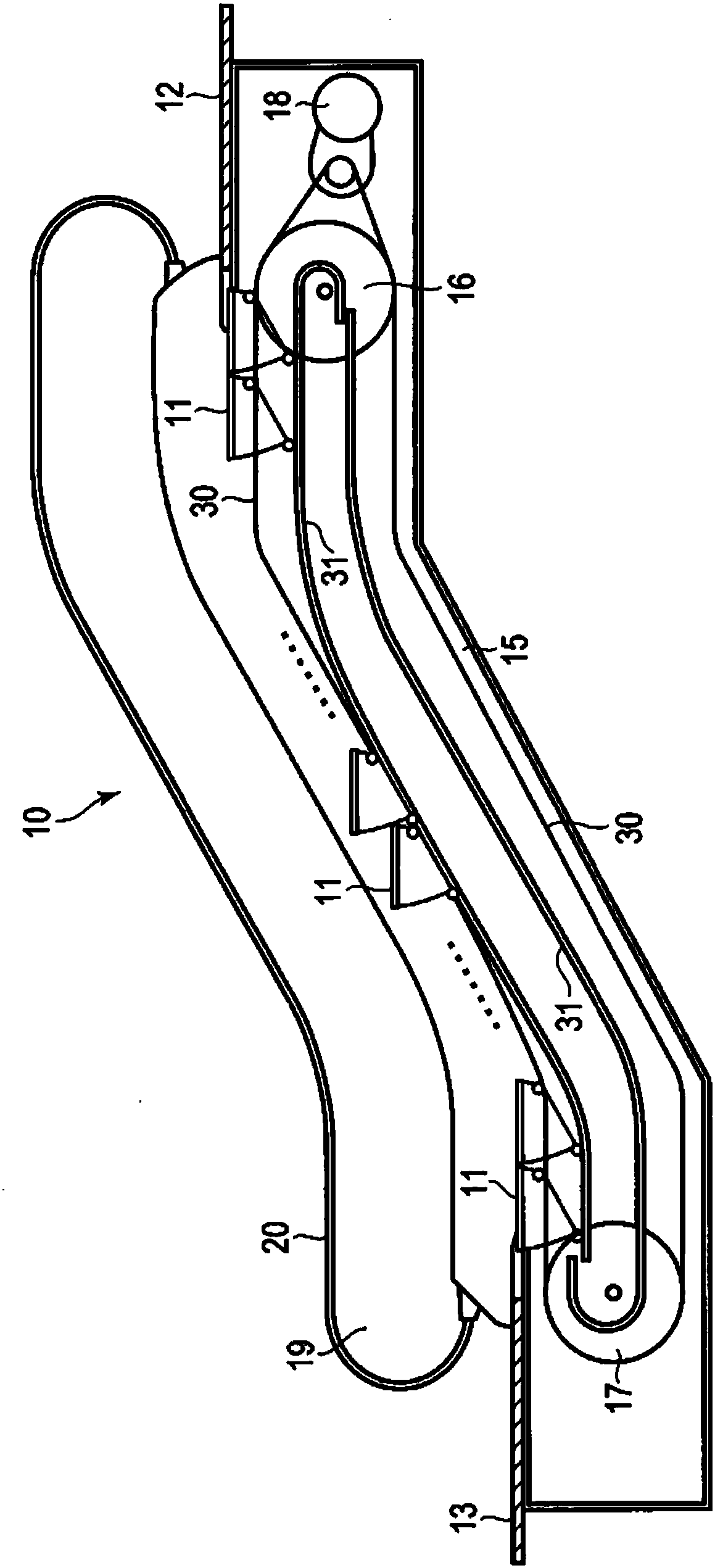 Anomaly detection system of passenger conveyer