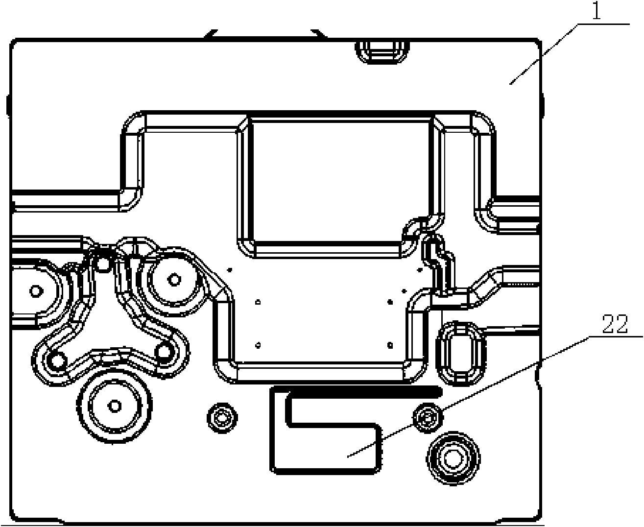 Motor radiating structure of window air conditioner