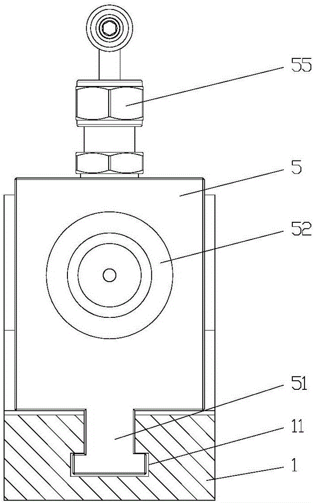 Flange instrument valve sealing testing device