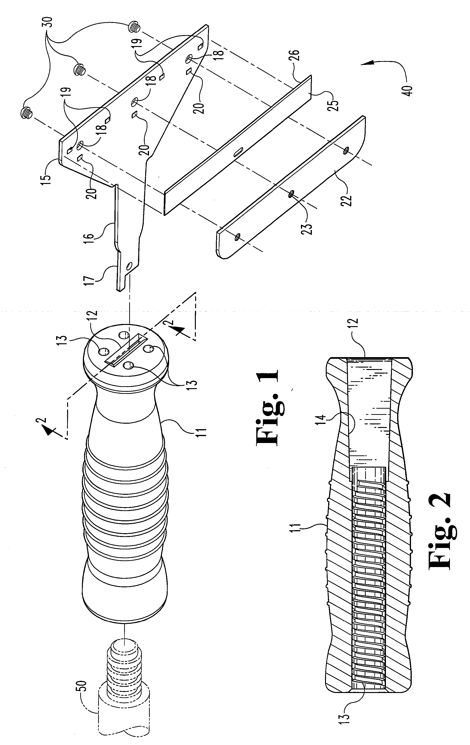 Tool with exchangeable piece