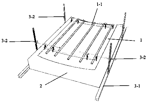 Precise molding method of spatial curved surface GRC curtain wall
