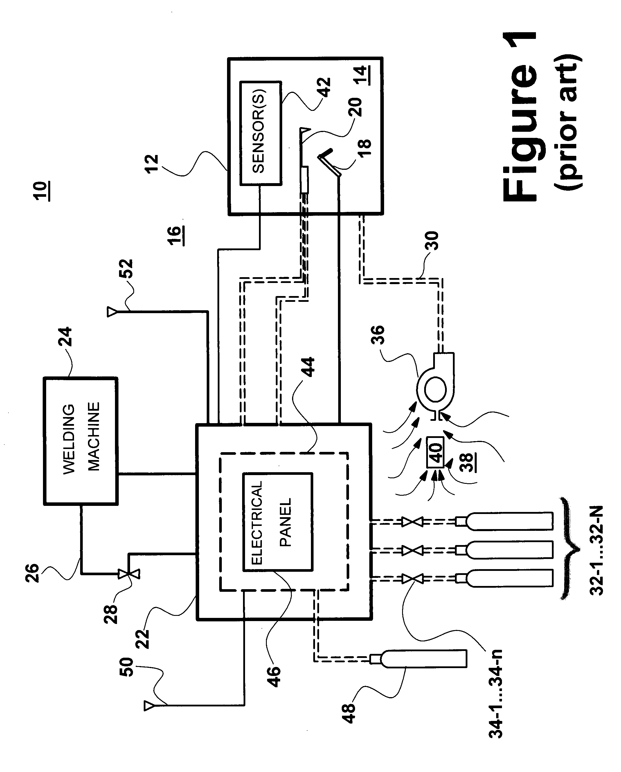 Workspace enclosure system with automatic shut-off